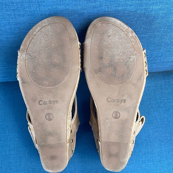 Corkys Tiffanee Studded Wedge Sandals - Picture 8 of 8